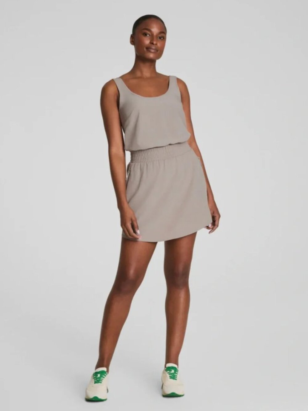 NWT Gray SPANX On the Move Tank Dress size Medium
